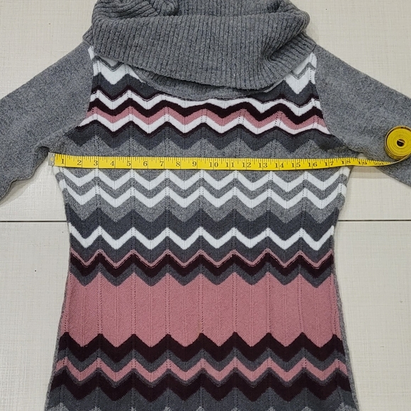 BCBGMaxAzria - Cowl Neck Sweater Dress - Picture 7 of 10